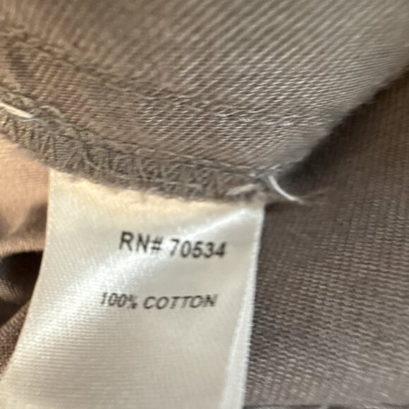 Orvis Men's Grey Cargo Heavy Duty Pants Size 42 Pleated NWOT - Picture 6 of 10